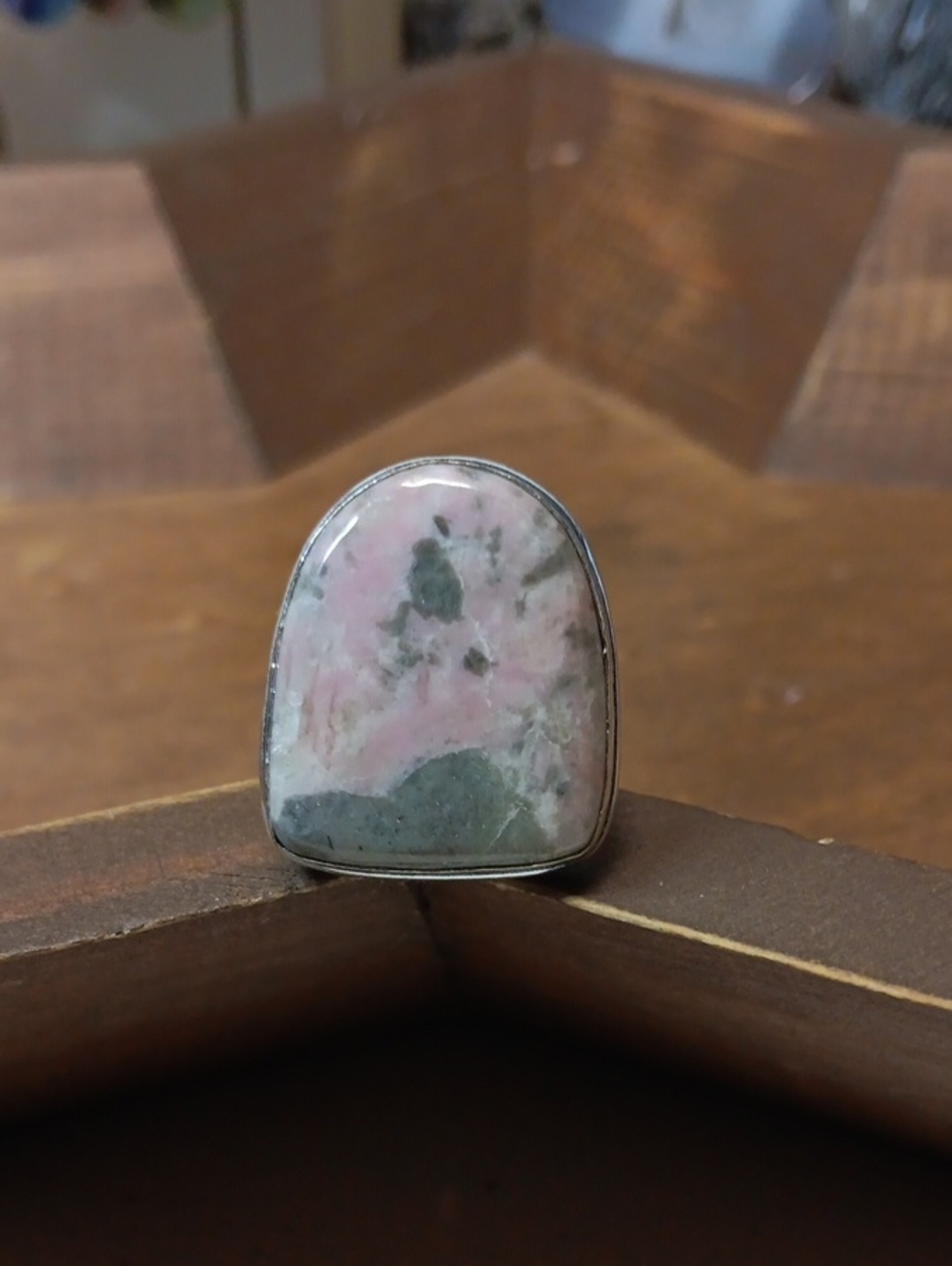 Handcrafted Pink Cobalt Calcite Statement Ring - Women Jewelry